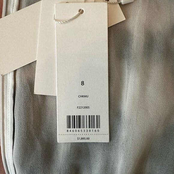 NWT Jason Wu Collection Blur Floral-Print Lace-Inset Plisse Midi Dress-D13 - Picture 12 of 12